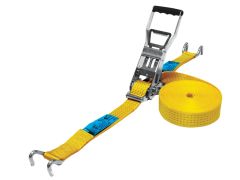 5 Tonne 10 Metre Ergonomic Ratchet Strap with Open Rave Hook