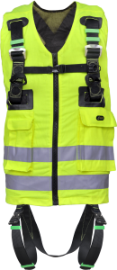 2 Point High-Visibility Full Body Harness - Yellow