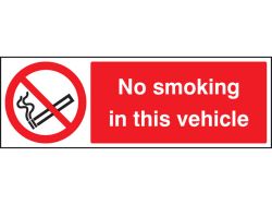 No Smoking in the Vehicle